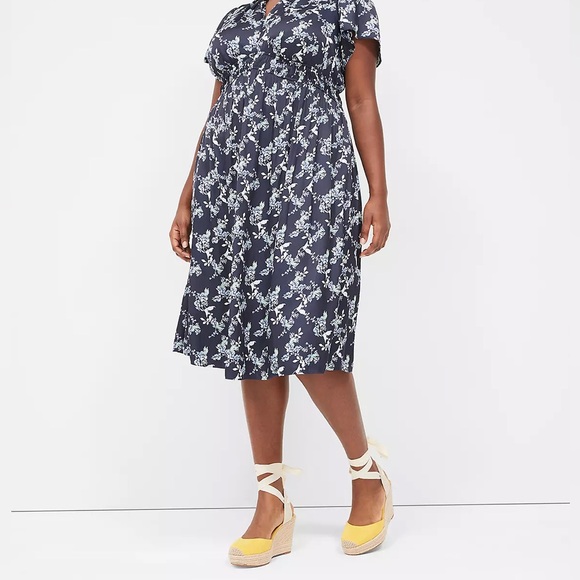 Lane Bryant espadrille lace up wedge size 10 wide - Picture 3 of 5